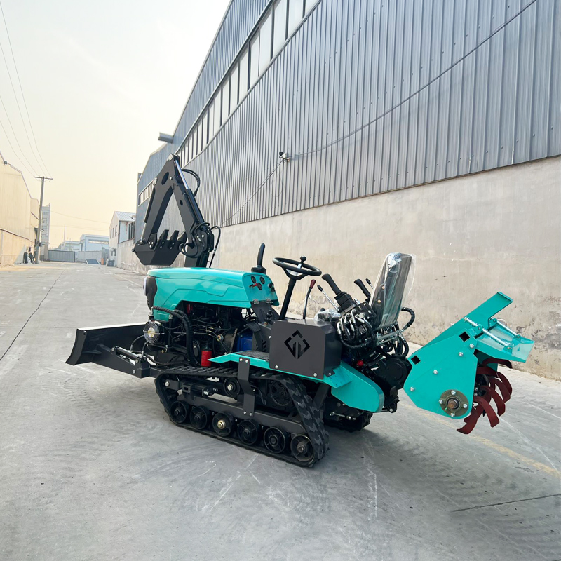 Agriculture Farming Kit - Customized Multi-Functional Small Crawler Rotary Tiller,