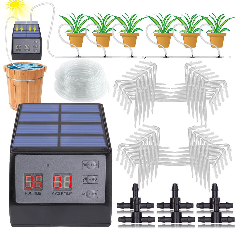 Irrigation Drip Tape - Solar Power Timer Automatic Drip Irrigation
