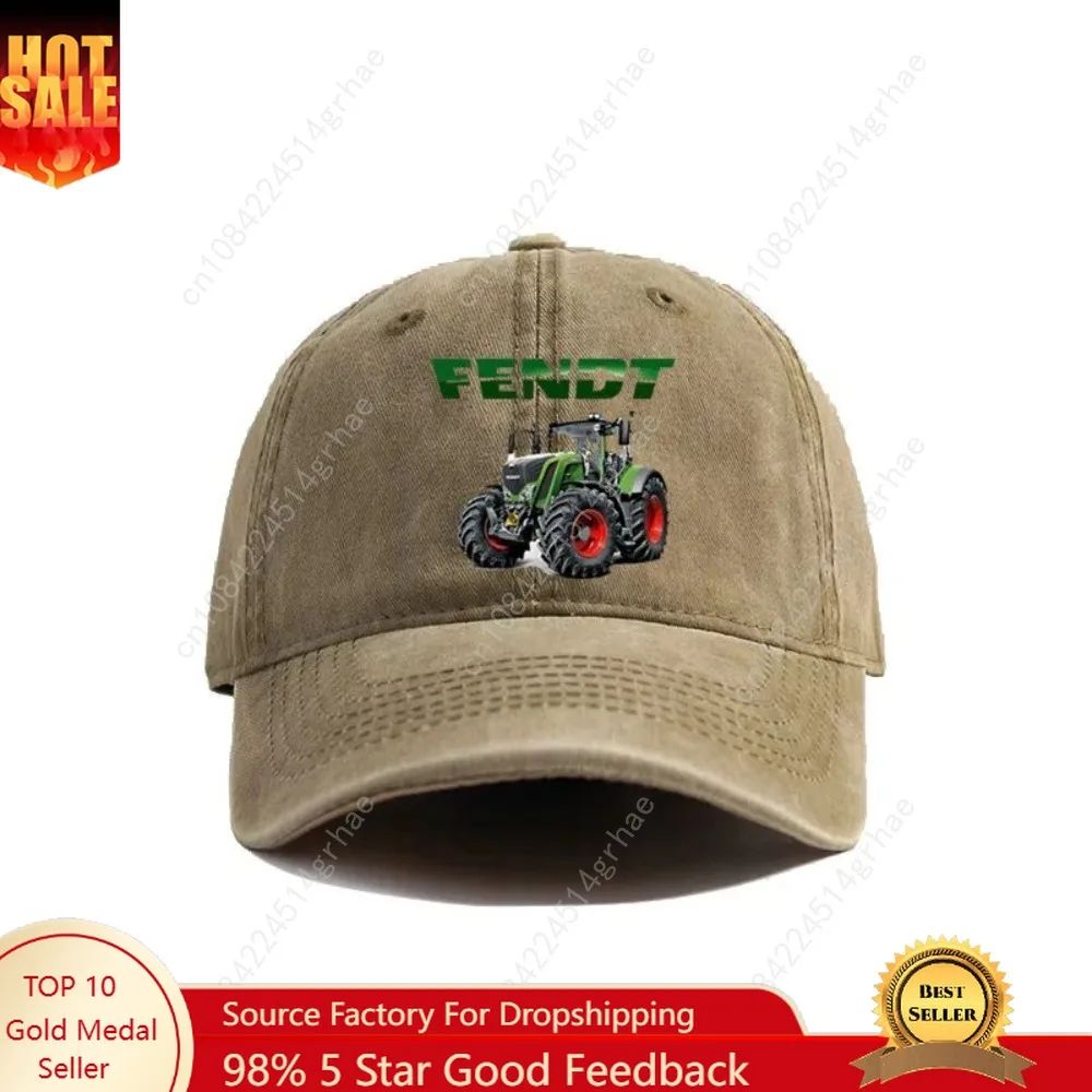 Agriculture Farming Hats - 2025 Fendt Agricultural Farming Tractors Distressed