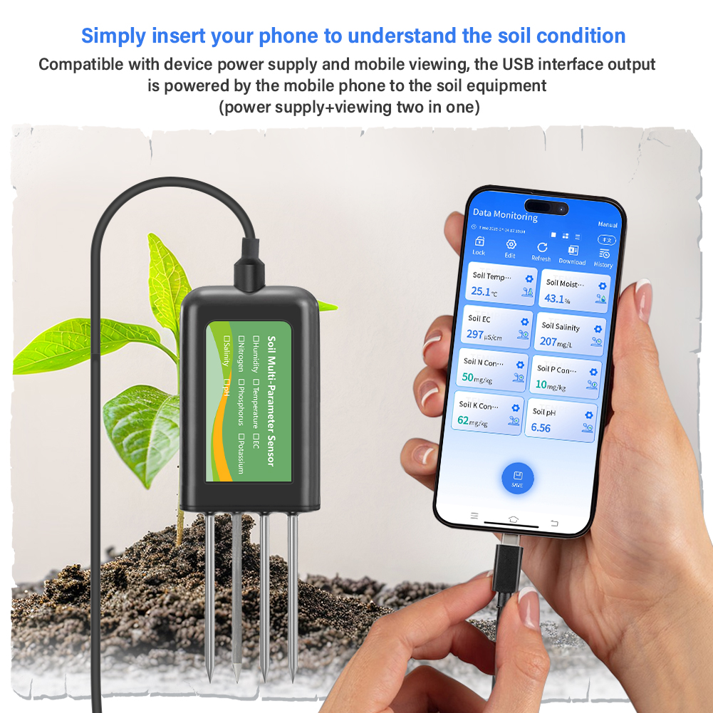 Soil Sensor 8 in 1 for Agricul – Precision Farming Smart Agriculture Bewertung und Preis