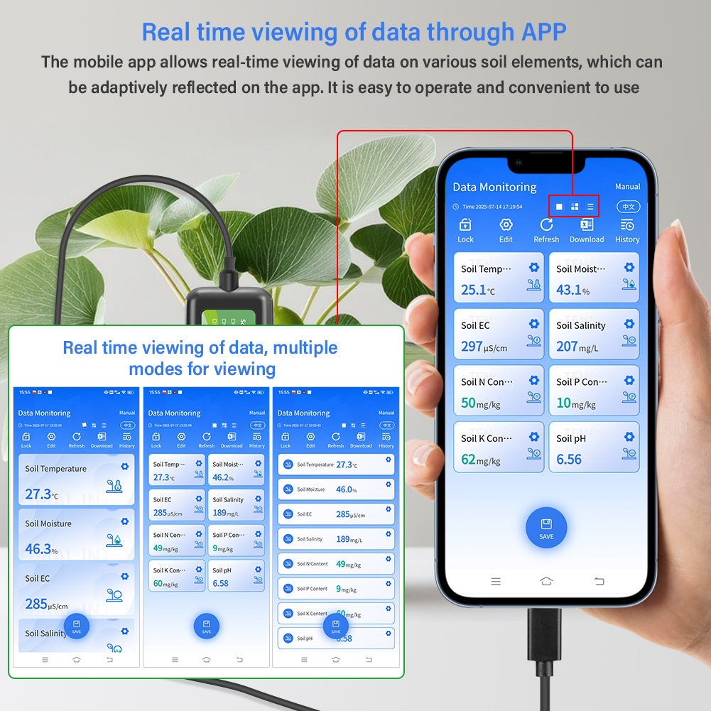 Soil Sensor 8 in 1 for Agricul – Precision Farming Smart Agriculture Bewertung und Preis