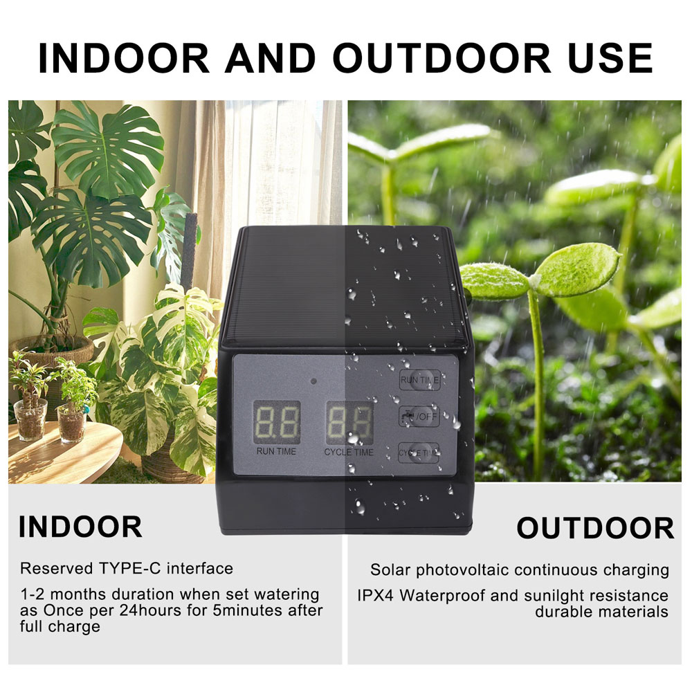 Solar Power Timer Automatic Dr – Irrigation Drip Tape Bewertung und Preis