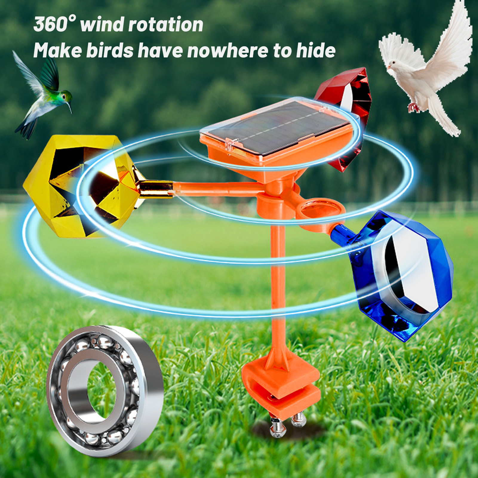 Birds Reflect Deterrent Solar  – Solar Bird Scarer Bewertung und Preis